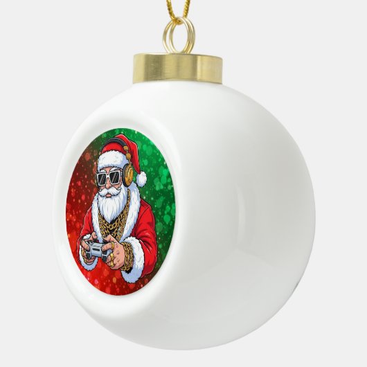 Christmas Keramische Bal Ornament (Rechts)