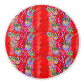 CHRISTMAS KERAMISCHE KNOP (Voorkant)