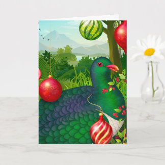Christmas Kereru Briefkaart