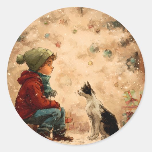 Christmas Kids & Baby Stickers – Cute, Festive & F (Voorkant)