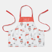 Christmas Kids Baking & Cooking Gift Apron Schort (Voorkant)