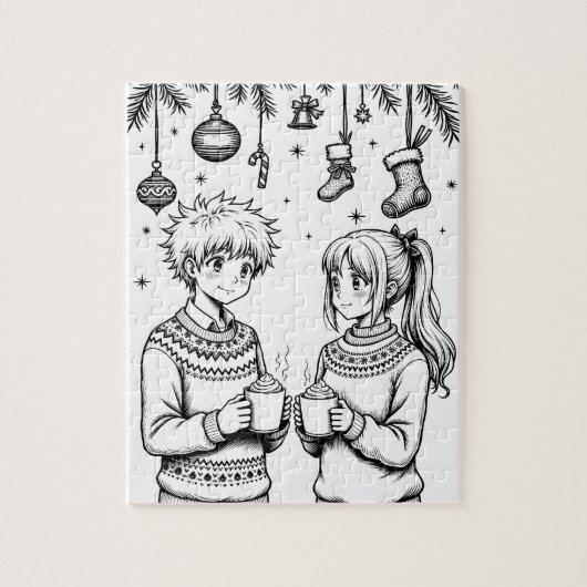 Christmas Kids  Legpuzzel (Verticaal)