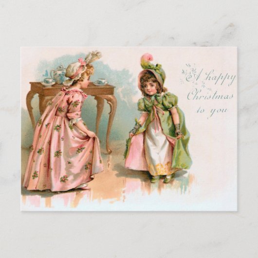 CHRISTMAS KINDEREN BRIEFKAART (Voorkant)