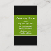 Christmas Kiss Gift Label-Visitekaartjes Visitekaartje (Achterkant)