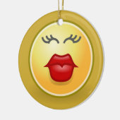 CHRISTMAS KISSY LIPS TREE ORNAMENTEN - KLEINE FEIT (Links)