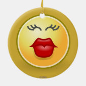 CHRISTMAS KISSY LIPS TREE ORNAMENTEN - KLEINE FEIT (Achterkant)