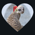 Christmas Kit Sticker<br><div class="desc">Baby Slender-Tailed Meerkat (suricata suricatta)</div>