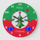 Christmas Kitchen Clock Grote Klok (Voorkant)
