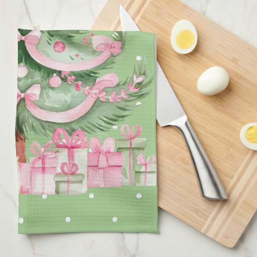 Christmas Kitchen Towel Theedoek (Quarter Fold)