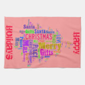 CHRISTMAS KITCHEN TOWELS - GIFTS - XMAS TREE FUN THEEDOEK (Horizontaal)