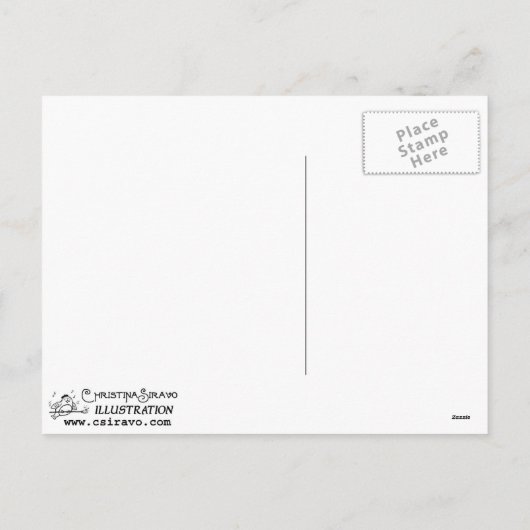 Christmas Kitten Handroll sushi Feestdagenkaart (Achterkant)