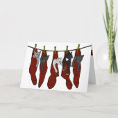 Christmas Kittens | Katons van Nöel Card Kaart (Voorkant)