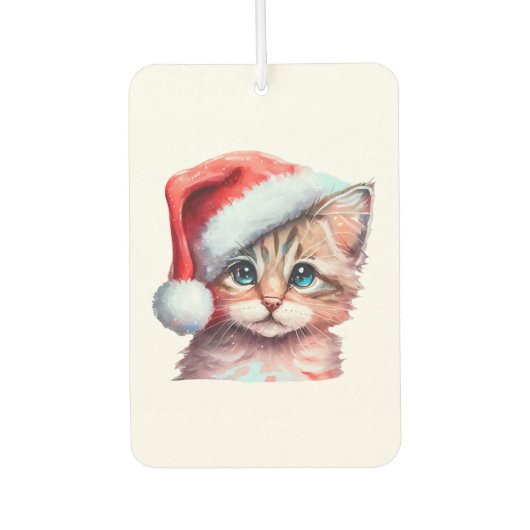 Christmas Kitty Luchtverfrisser (Voorkant)