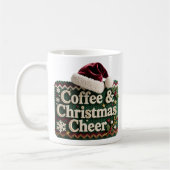 Christmas Knit Sweater Coffee & Christma Santa Hat Koffiemok (Links)