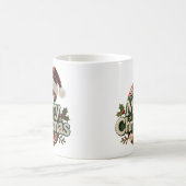 Christmas Knit Sweater Merry Christmas Santa Hat Koffiemok (Center)