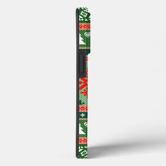 Christmas Knitting Pattern Case-Mate iPhone Case (Achterkant / Rechts)