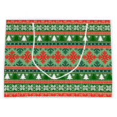 Christmas Knitting Pattern Groot Cadeauzakje (Voorkant)