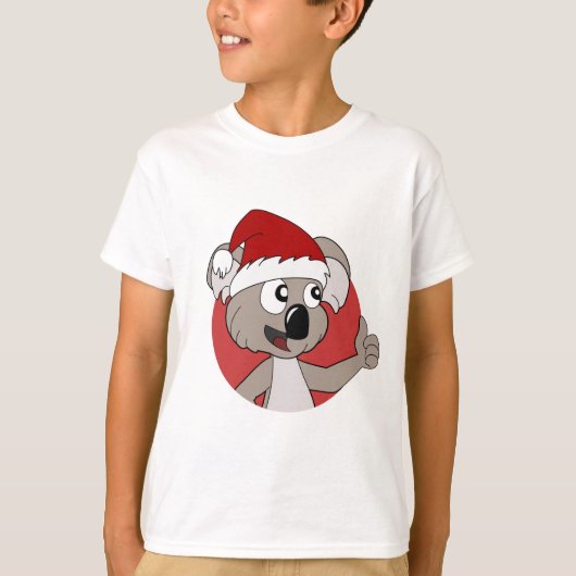 Christmas koala cartoon  t-shirt (Voorkant)