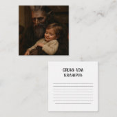 Christmas Krampus Notitiekaartje (Voorkant / Achterkant)