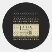 Christmas L O T R Taters Tatoes Boilem Mashem Ug Ronde Sticker (Voorkant)