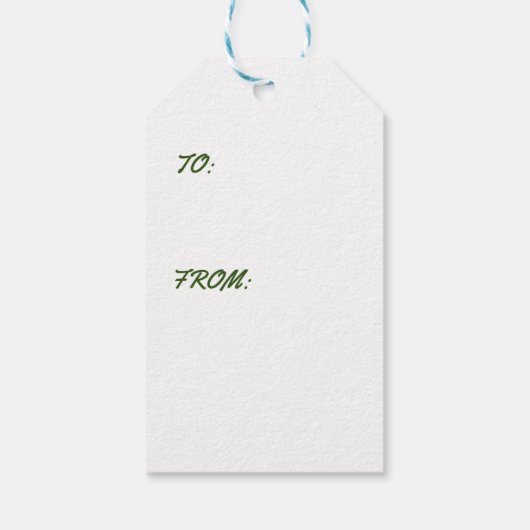 CHRISTMAS LABEL RETRO SANTA CLAUS CADEAULABEL (Achterkant)