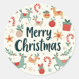 Christmas-label sticker