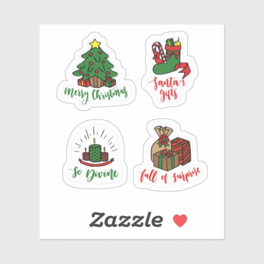 Christmas label sticker set (Vel)