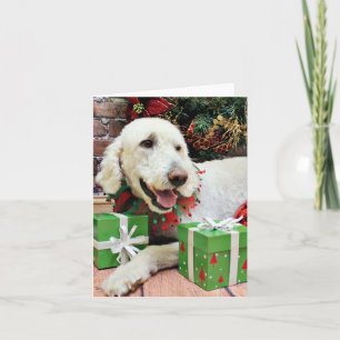 Christmas - LabraDoodle - Davis Feestdagen Kaart