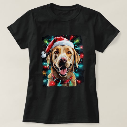 Christmas Labrador Retriever 1 T-shirt (Design voorkant)