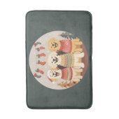 Christmas Labrador Retriever Dogs Badmat (Voorkant Verticaal)