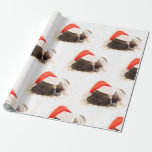 CHRISTMAS LABRADOR W/A Santa hat Wrapping Paper Cadeaupapier<br><div class="desc">CHRISTMAS LABRADOR IN EEN Sinterklaas DIE SCHATTIG IS VOOR ELKE PRESENTATIE.</div>