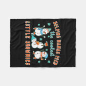 Christmas Lactation Consultant Lactation Nurse Lac Fleece Deken (Voorkant (Horizontaal))