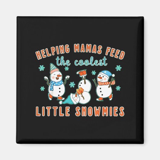 Christmas Lactation Consultant Lactation Nurse Lac Magneet (Voorkant)