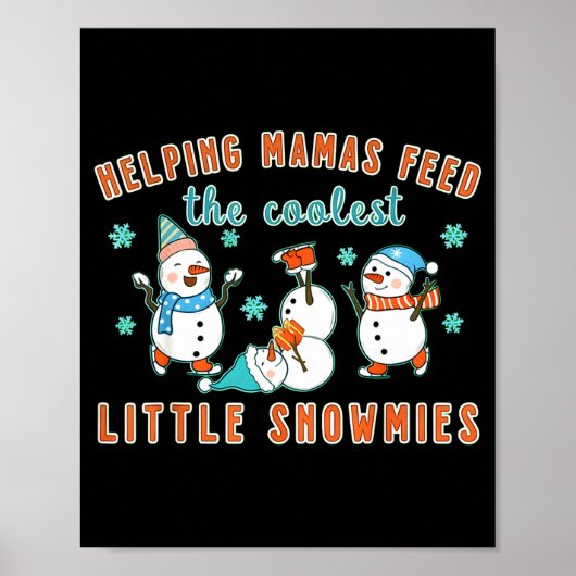 Christmas Lactation Consultant Lactation Nurse Lac Poster (Voorkant)