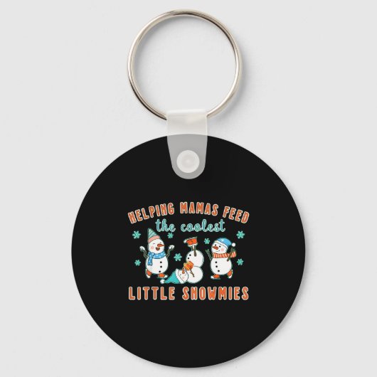 Christmas Lactation Consultant Lactation Nurse Lac Sleutelhanger (Voorkant)