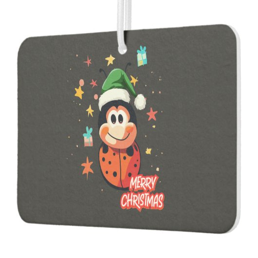 Christmas Ladybug Cheer Luchtverfrisser (Links)