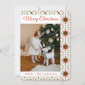 Christmas Ladybug Photo Feestdagenkaart (Voorkant)