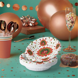 Christmas Ladybug Red White Green Papieren Kommen