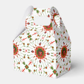 Christmas Ladybug Red White Green Party Bedankdoosjes (Voorkant Zijde)