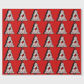 CHRISTMAS LADYBUGS CADEAUPAPIER (Vlak)