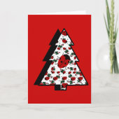 CHRISTMAS LADYBUGS FEESTDAGEN KAART (Voorkant)