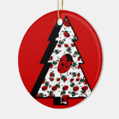 CHRISTMAS LADYBUGS KERAMISCH ORNAMENT (Links)