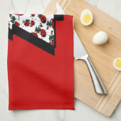 CHRISTMAS LADYBUGS THEEDOEK (Quarter Fold)