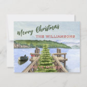 Christmas Lake Budget Holiday Move Aankondiging (Voorkant)