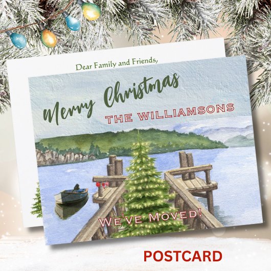 Christmas Lake Budget Holiday Move Aankondiging