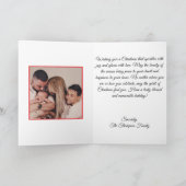 Christmas Lamb Folded Holiday Card Feestdagen Kaart (Binnen)