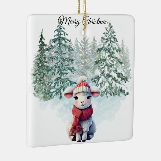 Christmas Lamb Ornament (Rechts)