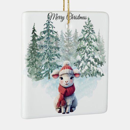 Christmas Lamb Ornament (Rechts)