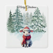 Christmas Lamb Ornament (Voorkant)