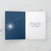 Christmas Lamb Watching Baby Jesus Kaart (Binnen)